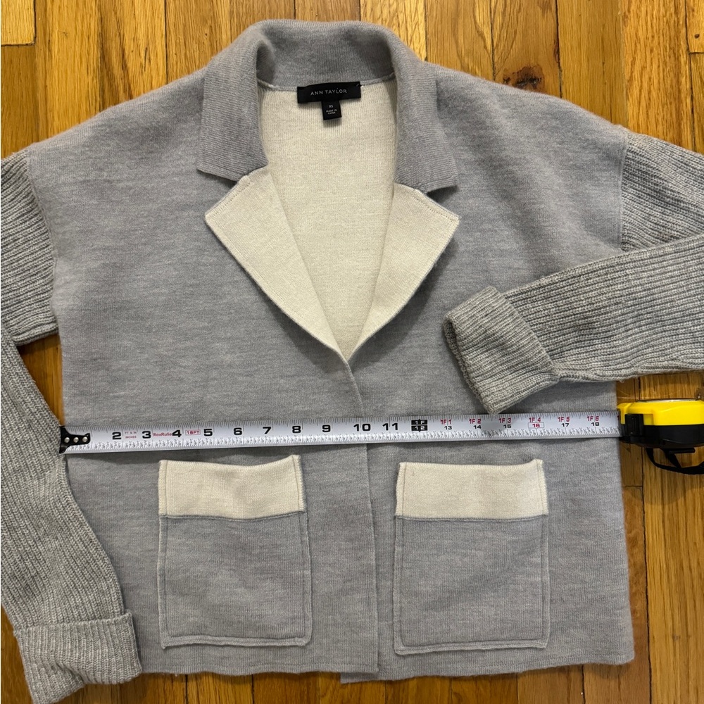 Ann Taylor Wool Cardigan Sweater